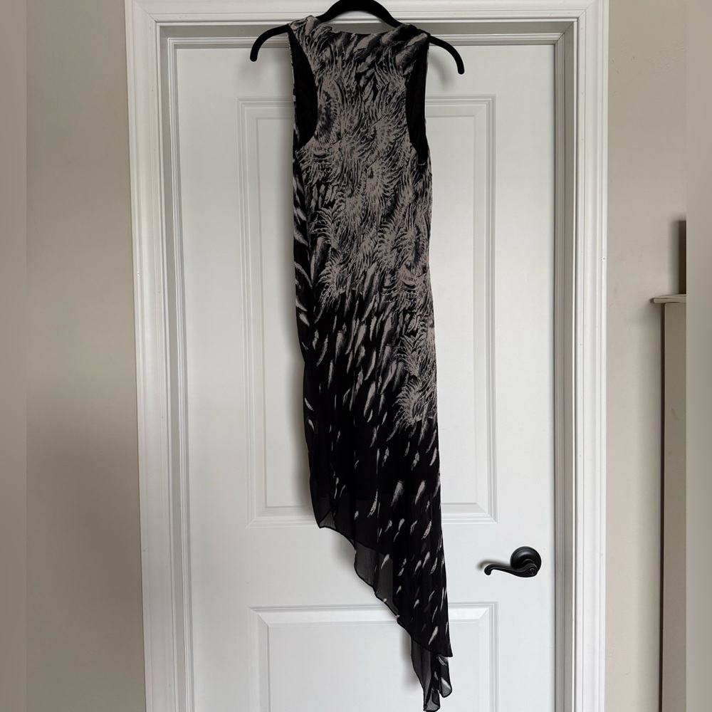 Haute Hippie Assymetric Hem 100% Silk Dress | S - Picture 3 of 8